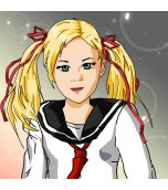 ECOLIÈRE 2 - format portrait