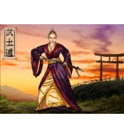 Samouraï Fille - format Silhouette