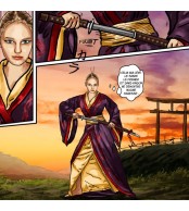 Samouraï Fille - format manga